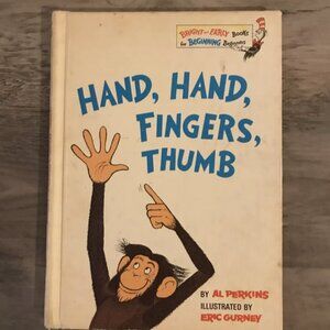 Vintage 1969 Hand, Hand, Fingers, Thumb Hardback Book By Al Perkins